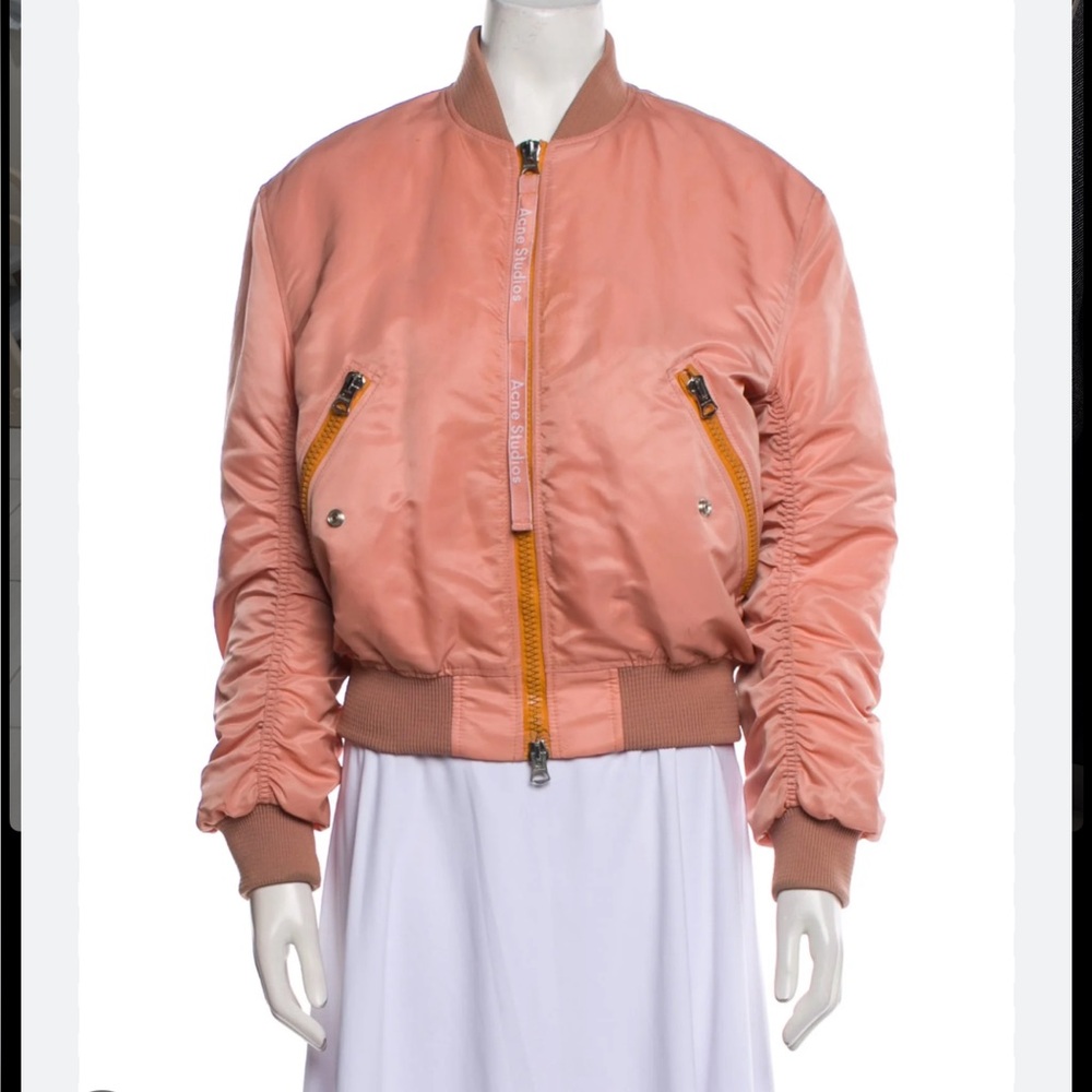 Acne Peach Bomber Jacket